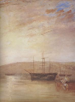Joseph Mallord William Turner Shipping off East Cowes Headland (mk31) oil painting picture